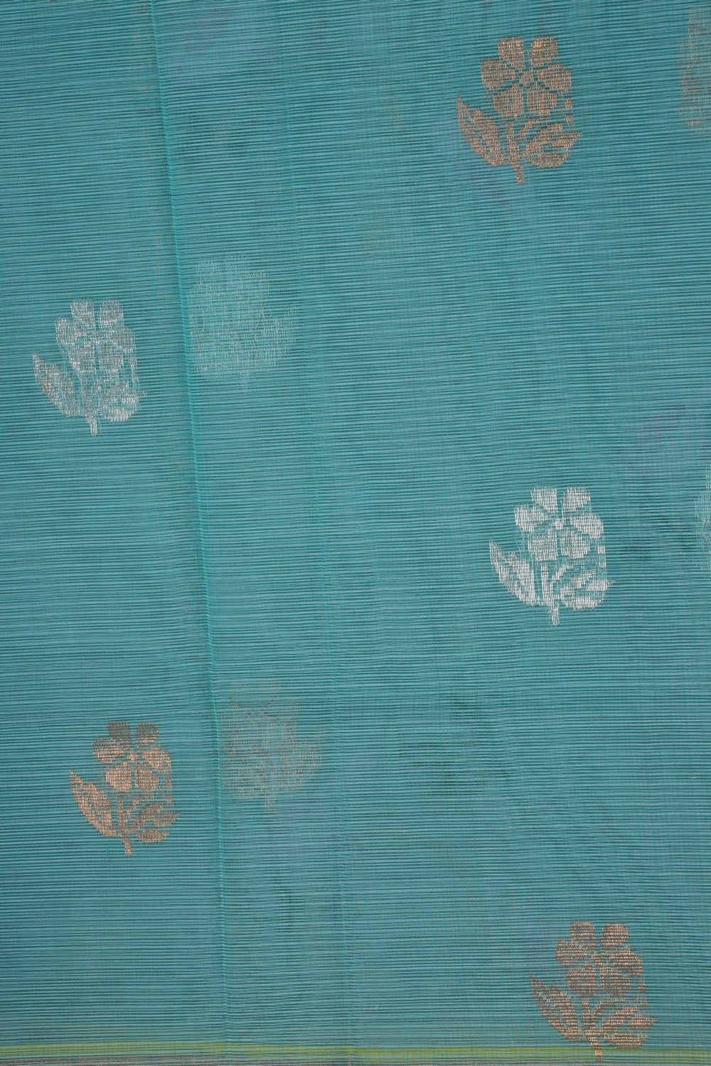 Image of Kota Silk Sea Green Saree