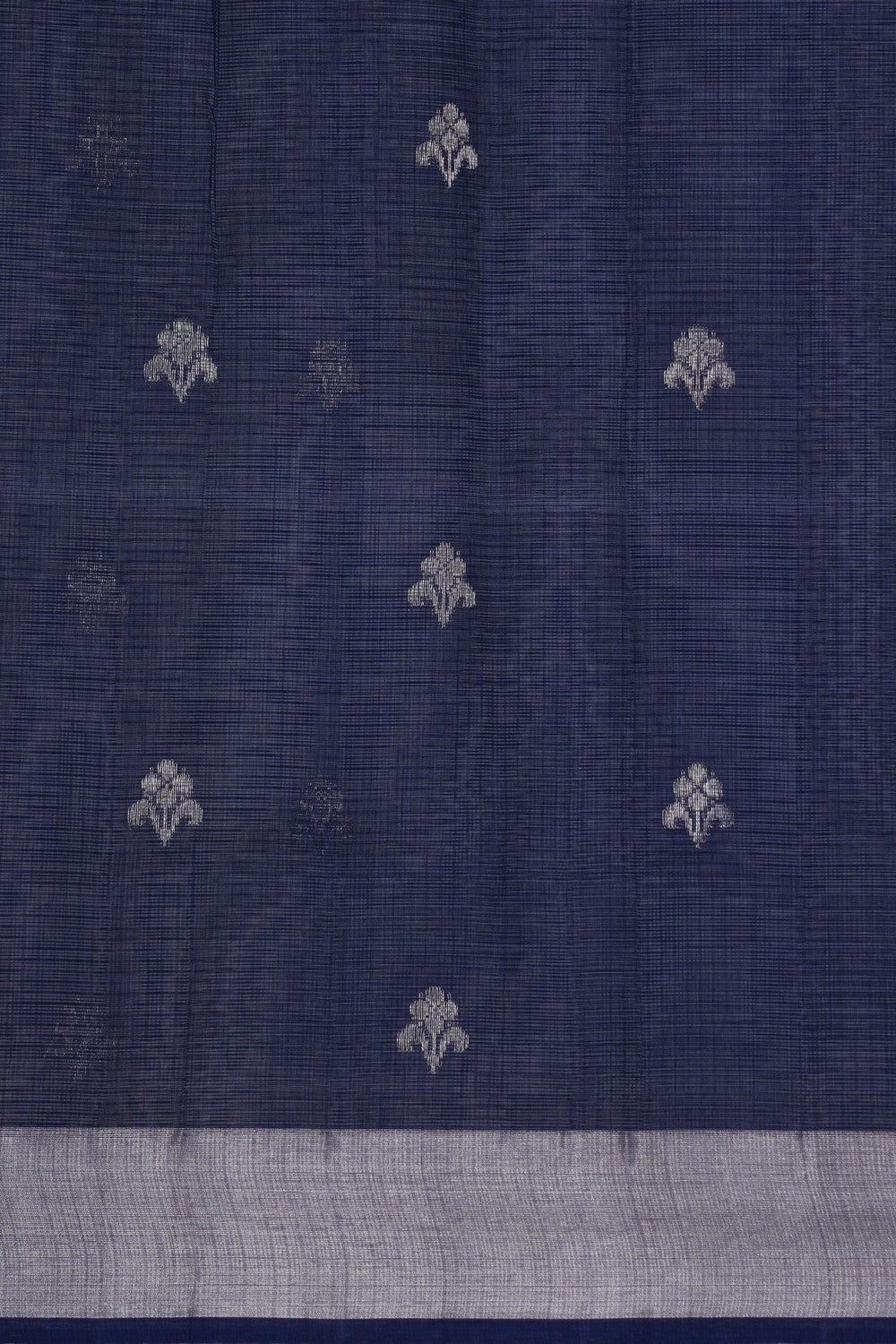 Image of Kota Silk Navy Blue Saree