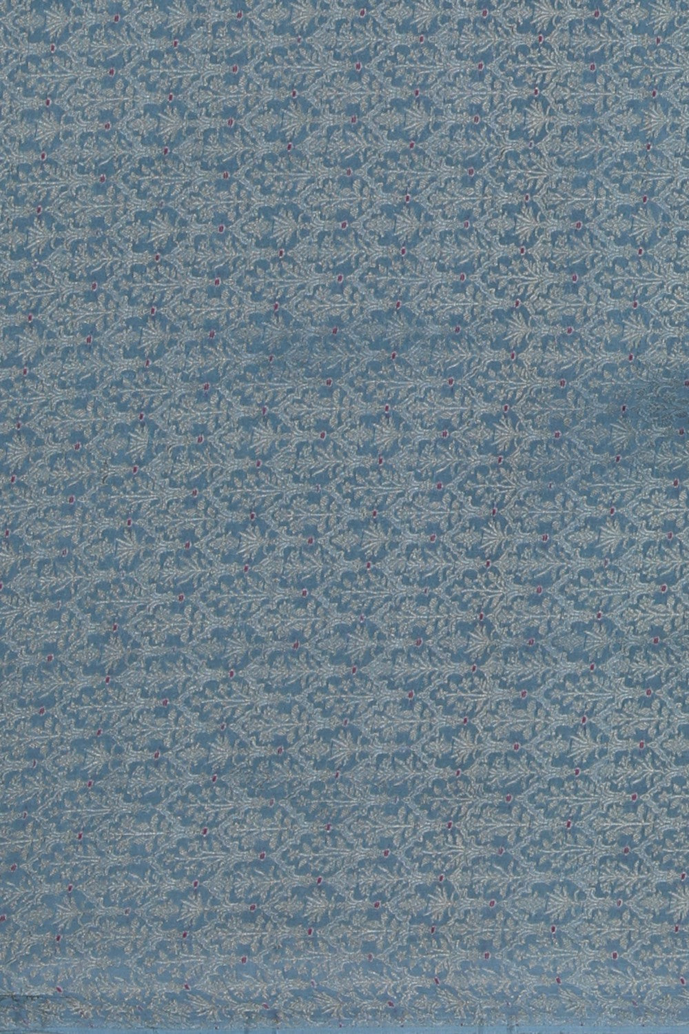 Image of A Navy Blue Crepe Saree