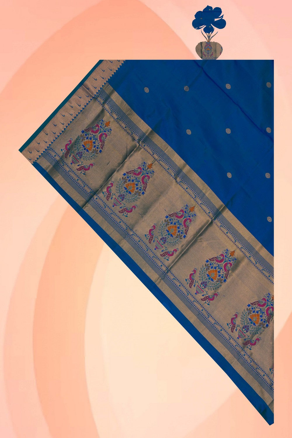 Image of A Pink Silk Dupatta
