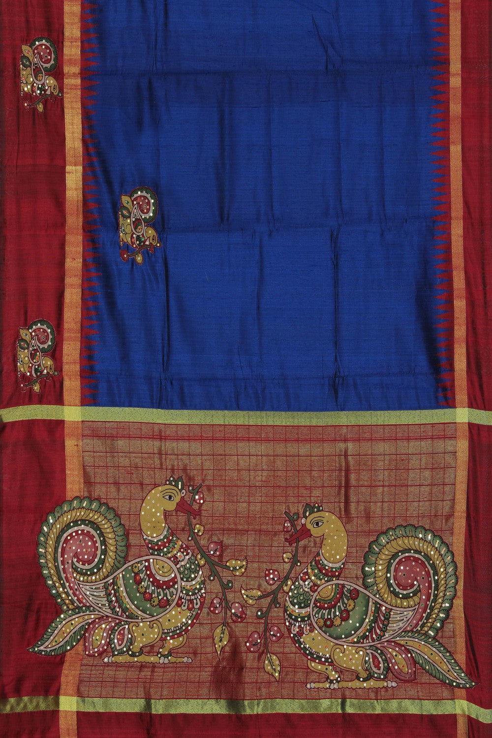 Image of An Appliqué Embroidery Saree