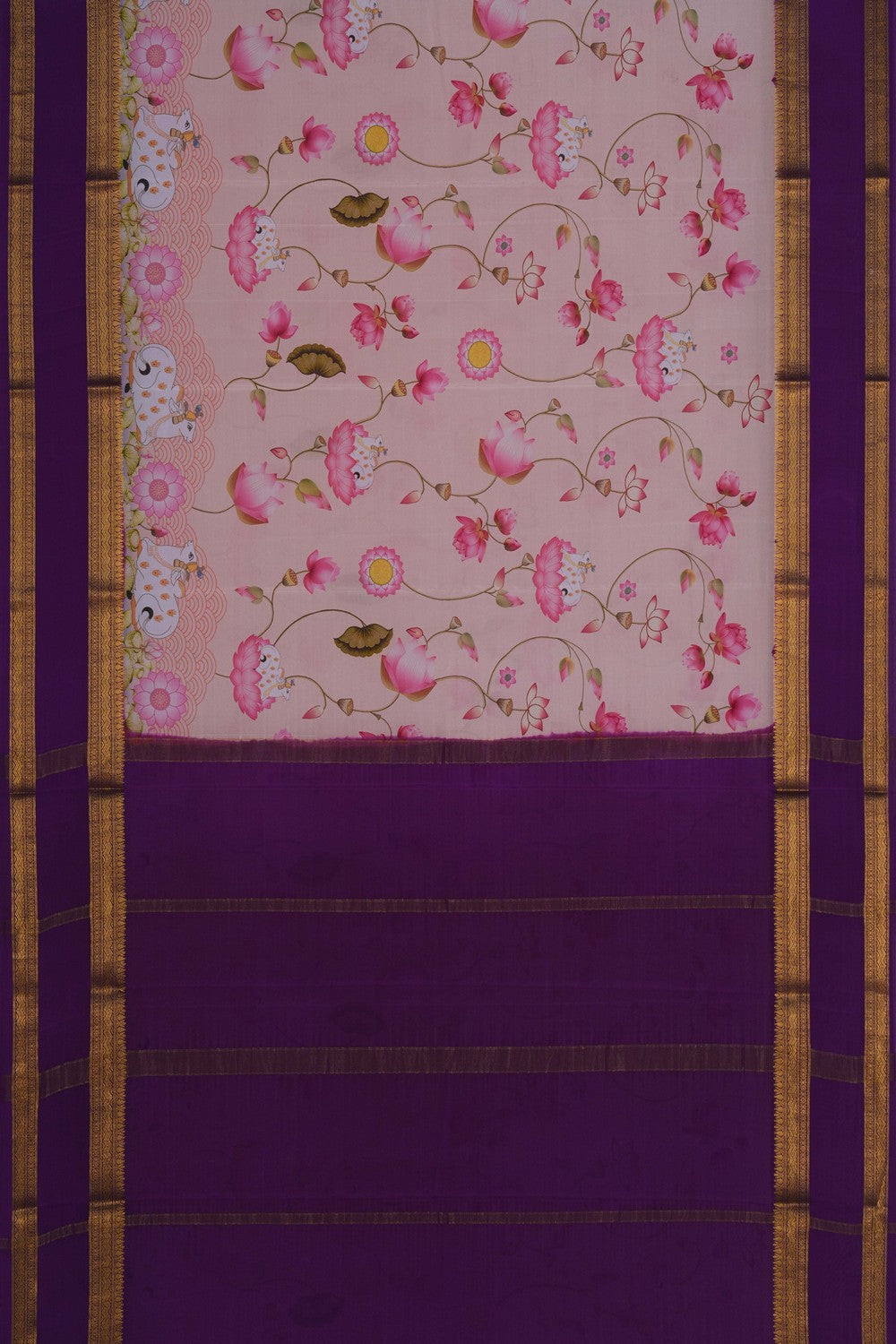 Image of Binny Crepe Pink Saree