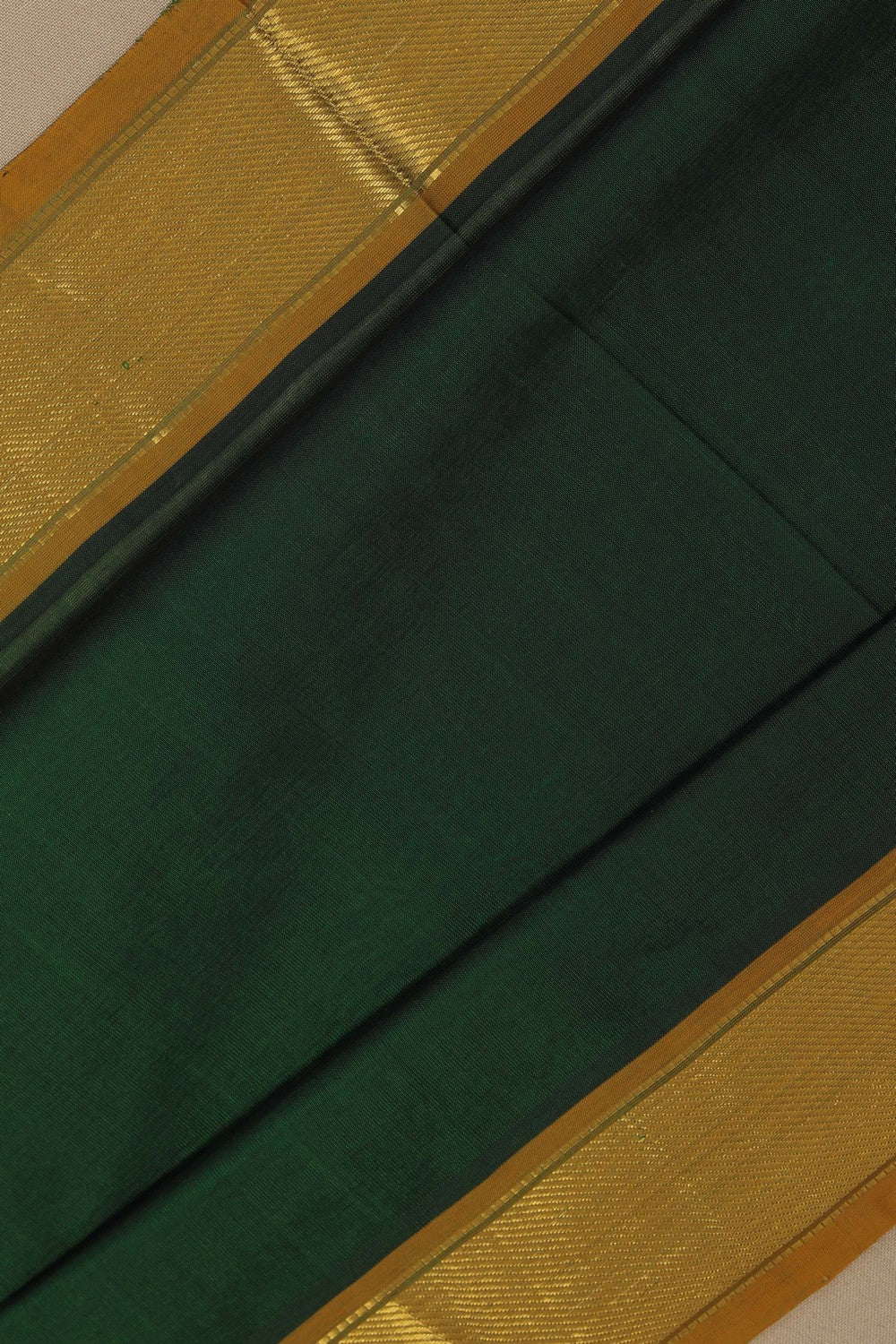 Image of Silk Cotton Green Saree