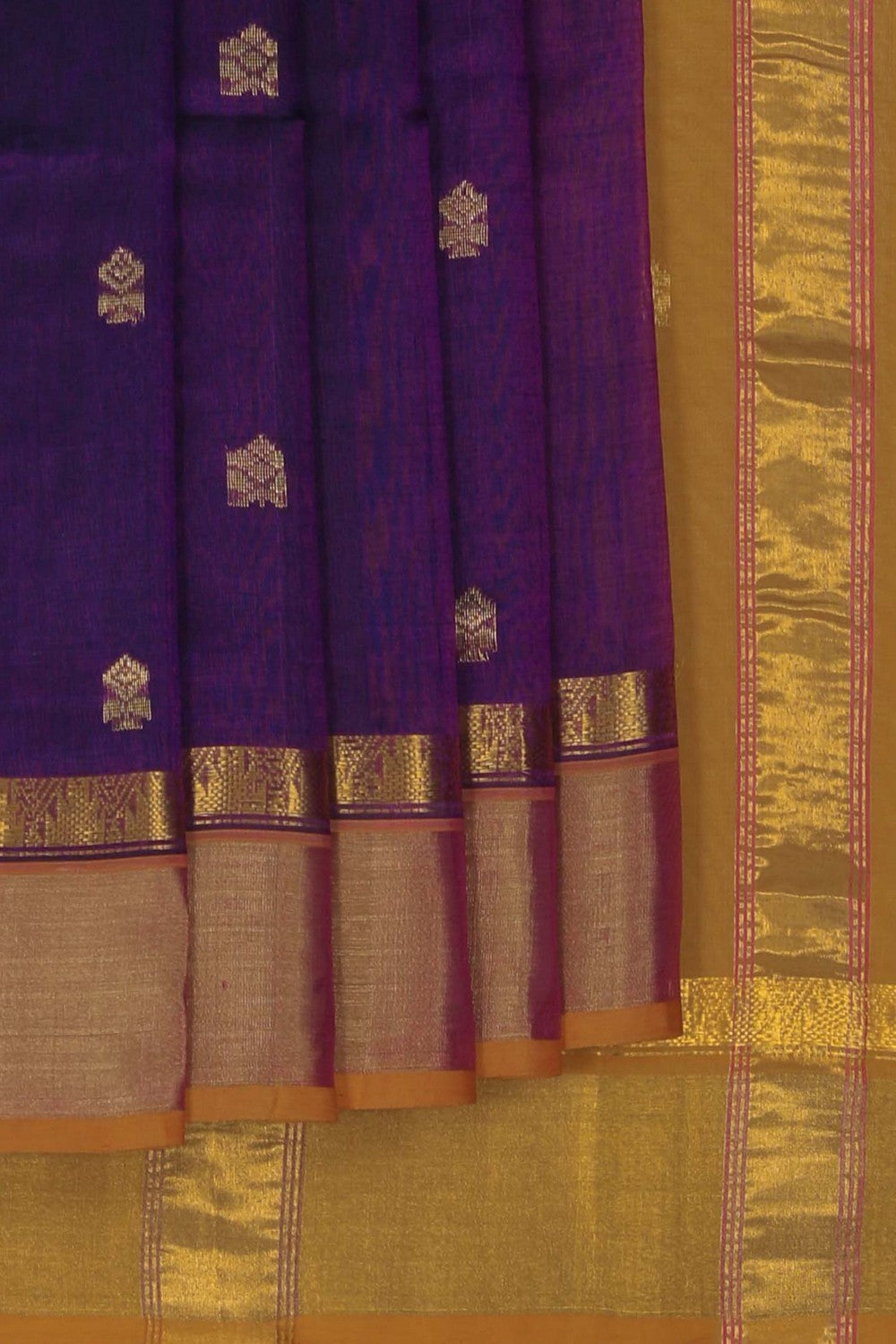 Image of Silk Violet Saree