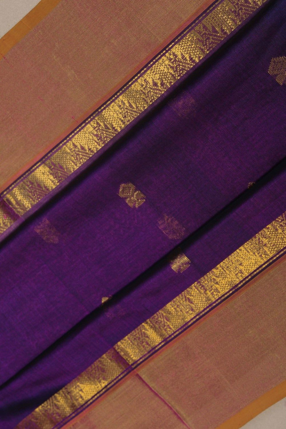 Image of Silk Violet Saree
