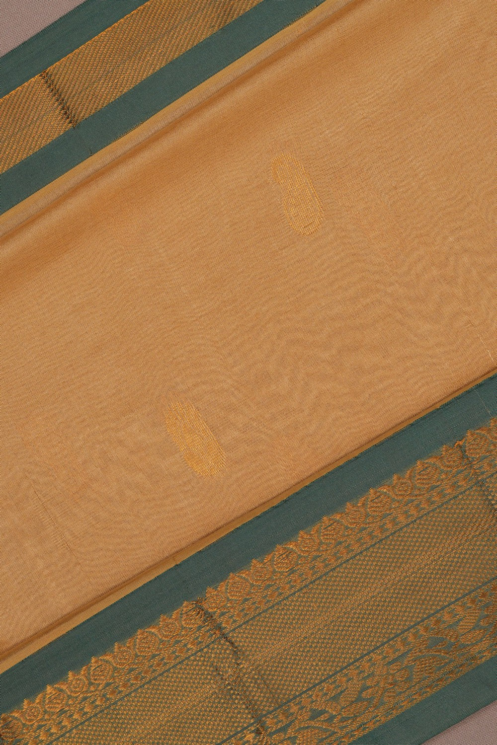 Image of South Cotton Silk Beige Saree