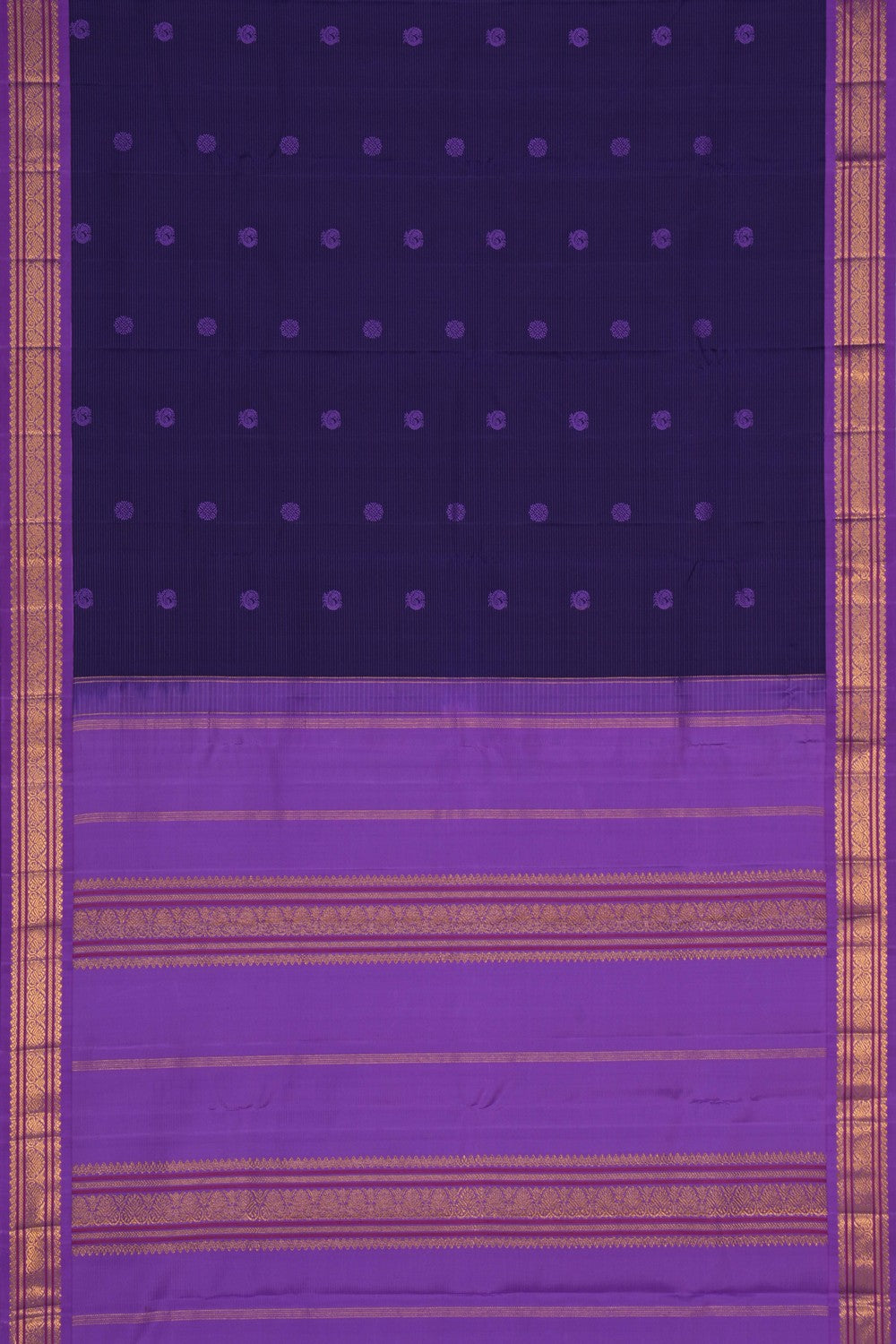 Image of Kanchipattu Purple Saree