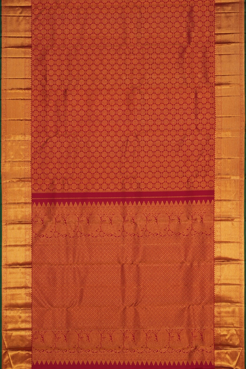 Image of Kanchipattu Brocade Pink Saree