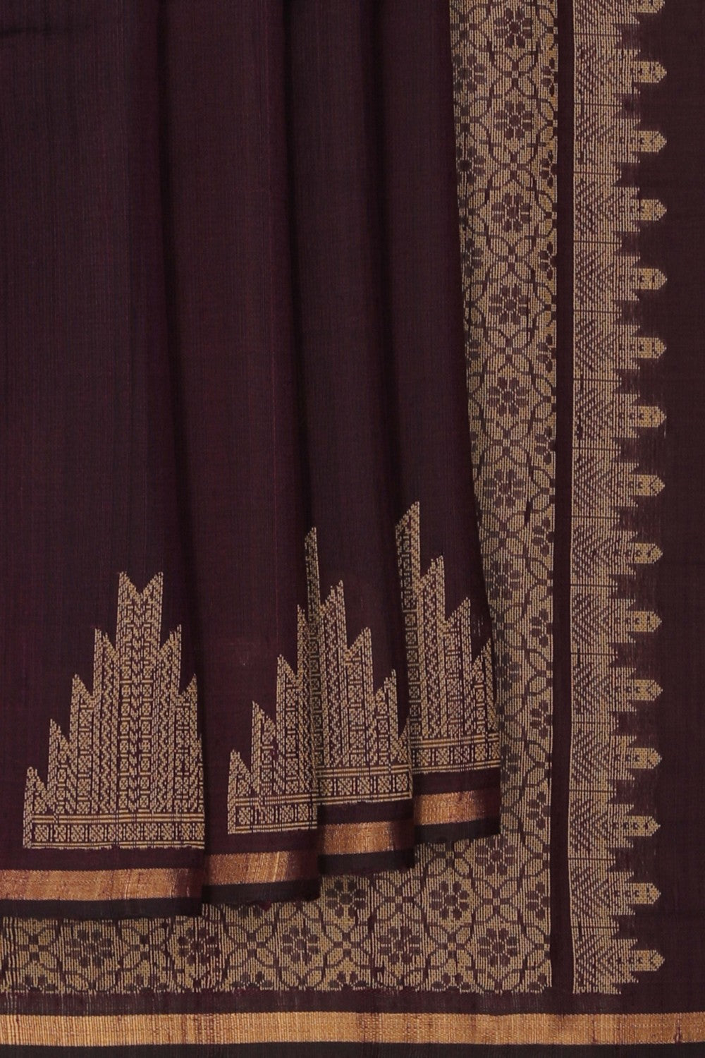 Image of Dupion Silk Violet Saree