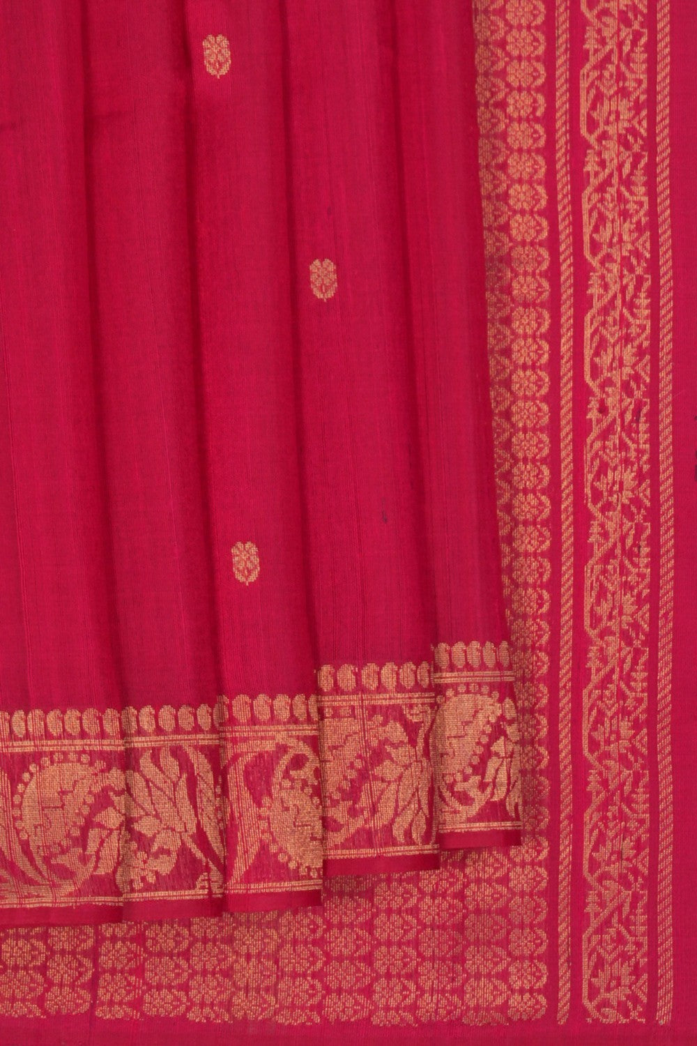 Image of Dupion Silk Pink Saree