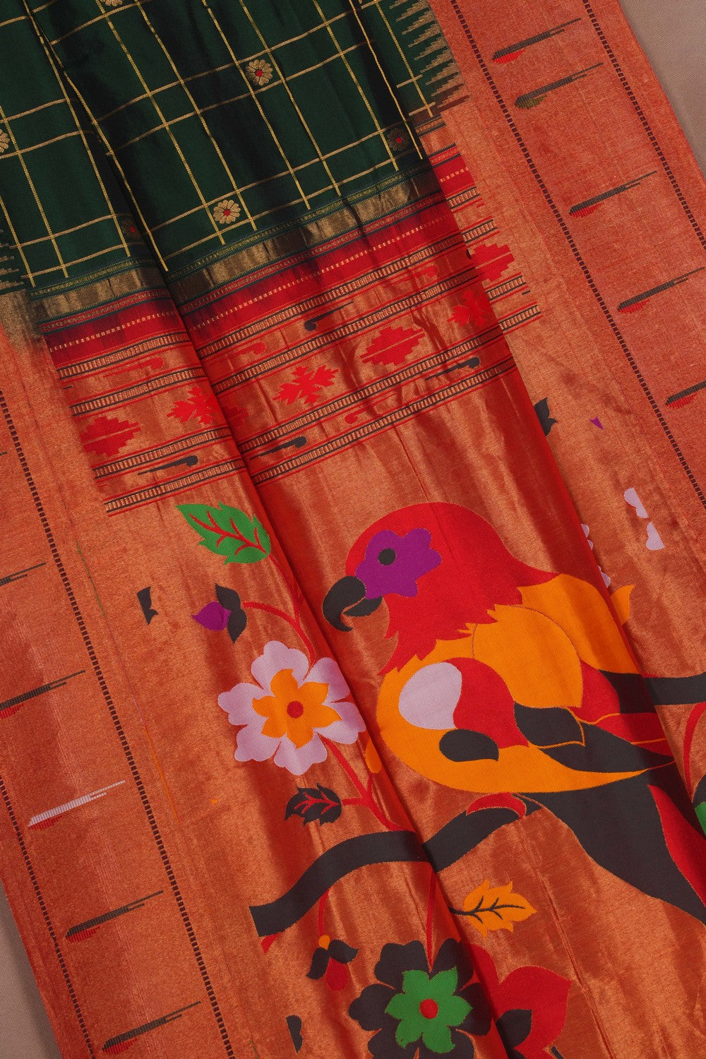 Image of A Beautiful Paithani Silk Saree