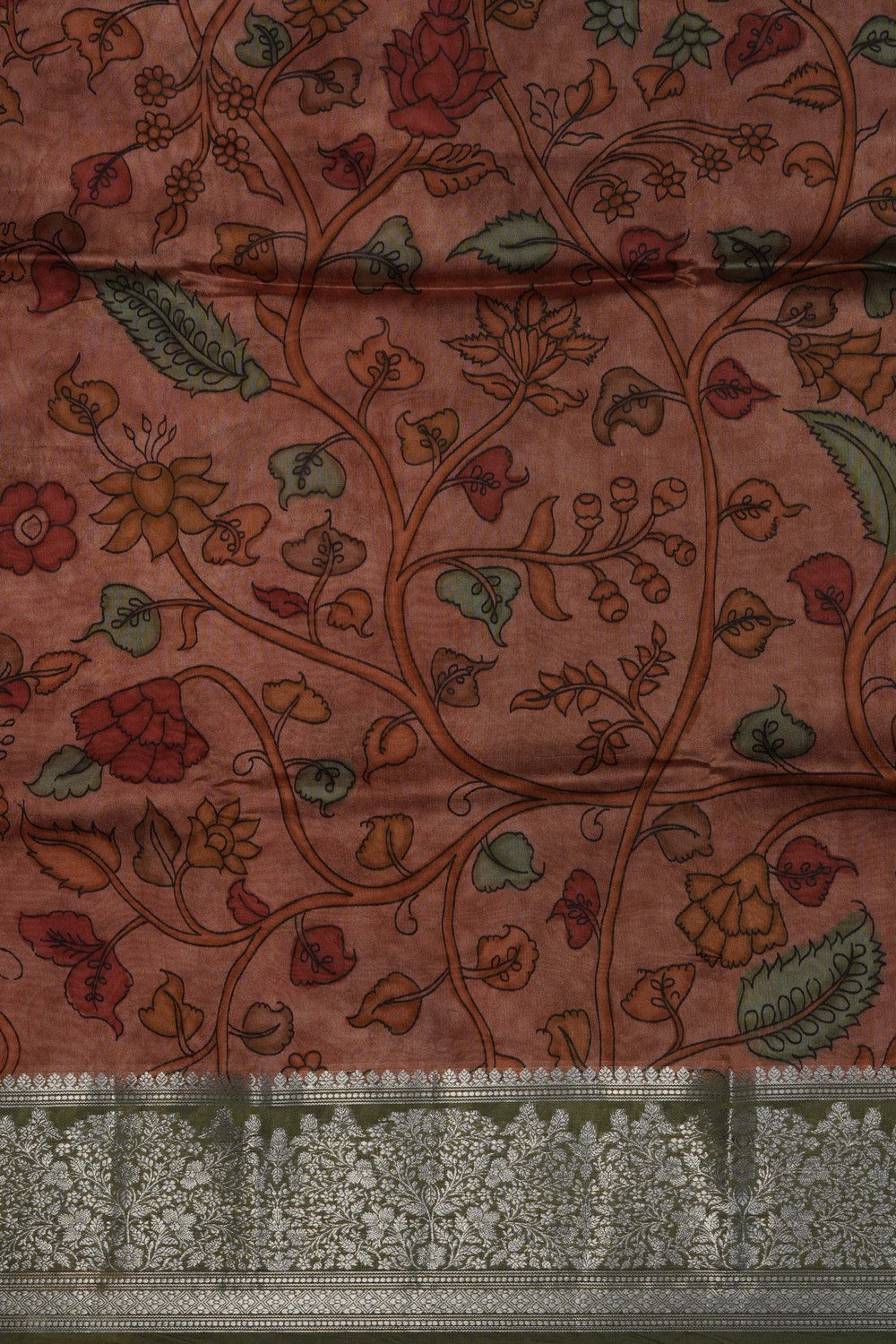 Image of Kalamkari Painting Saree