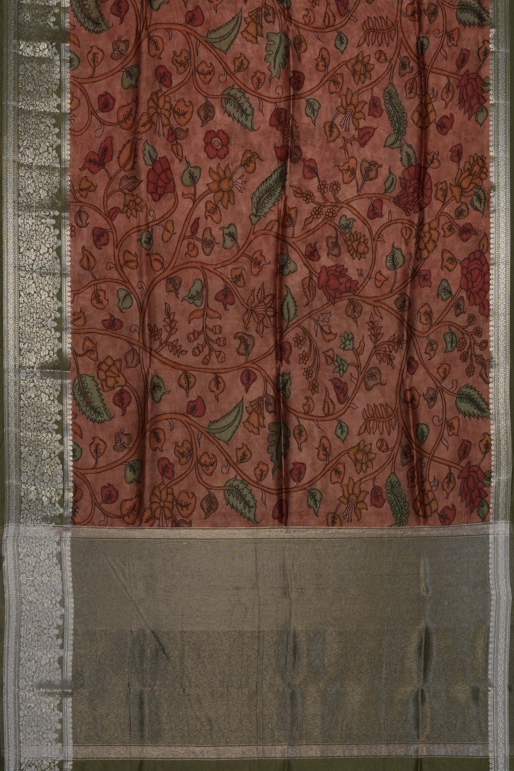 Image of Kalamkari Painting Saree