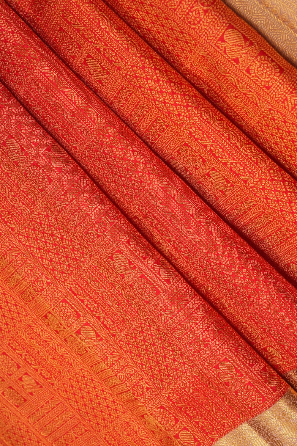 Image of Kanchipattu Brocade Red Saree