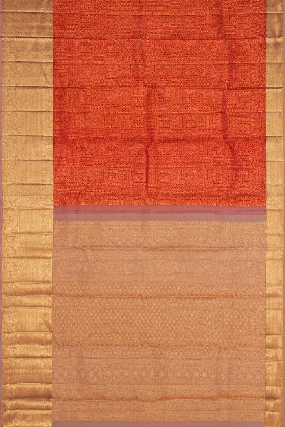 Image of Kanchipattu Brocade Red Saree