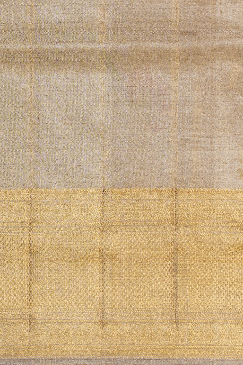 Image of Kanjivaram Tissue Silk Gold Saree