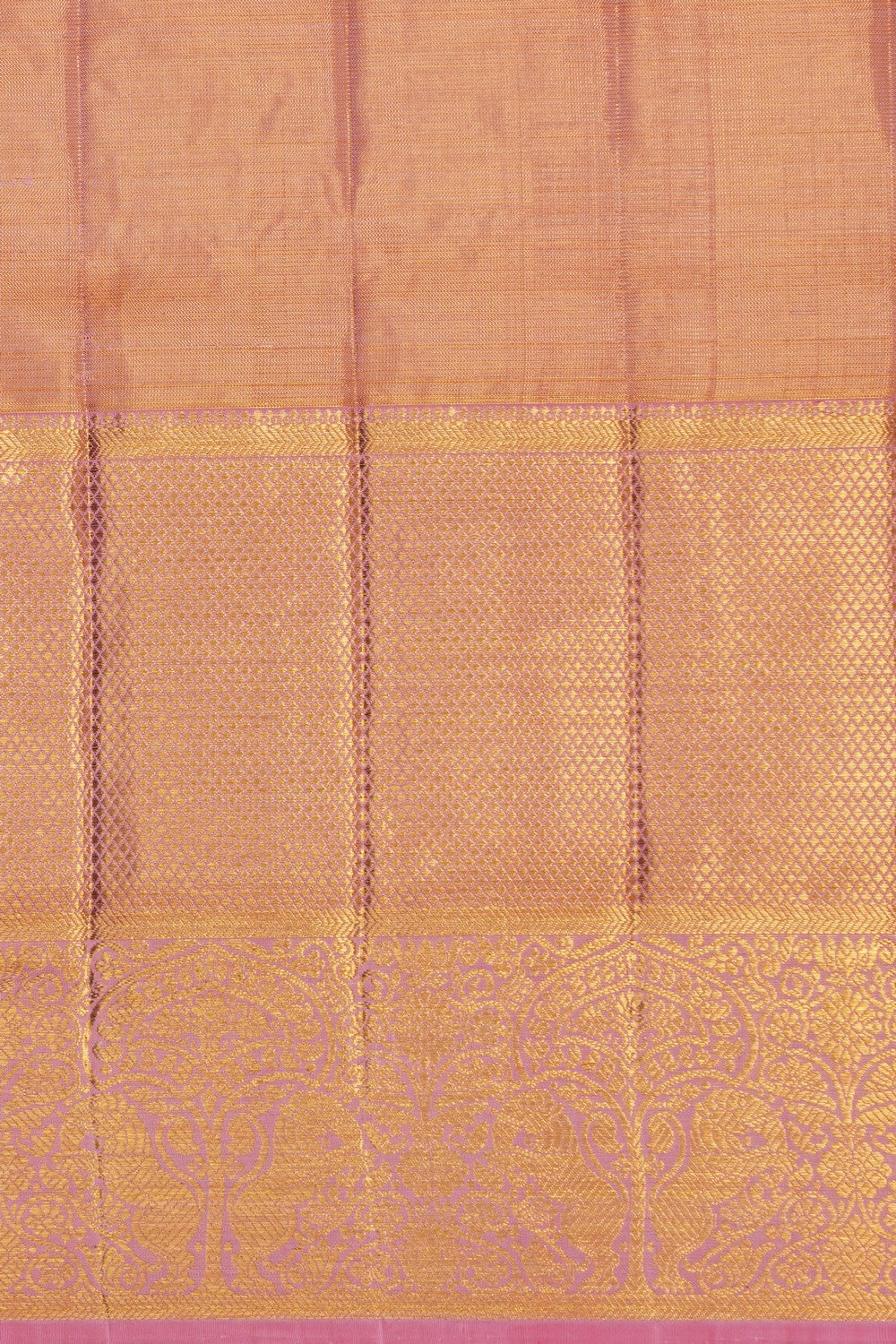Image of Kanjivaram Silk Brocade Sea Green Saree