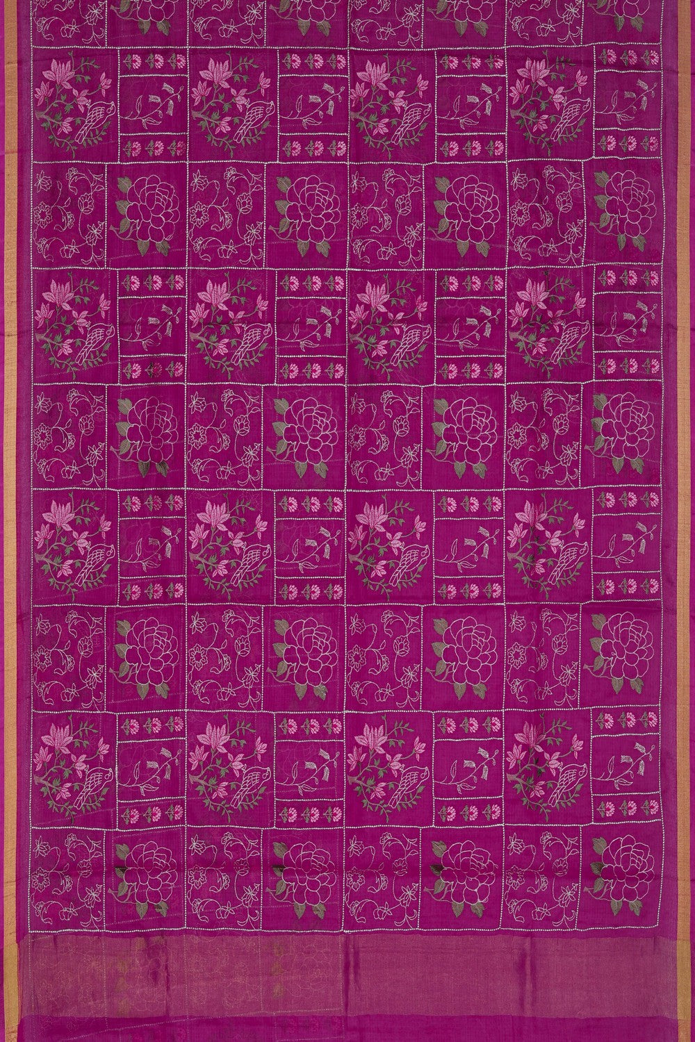 Image of Kota Embroidery Saree