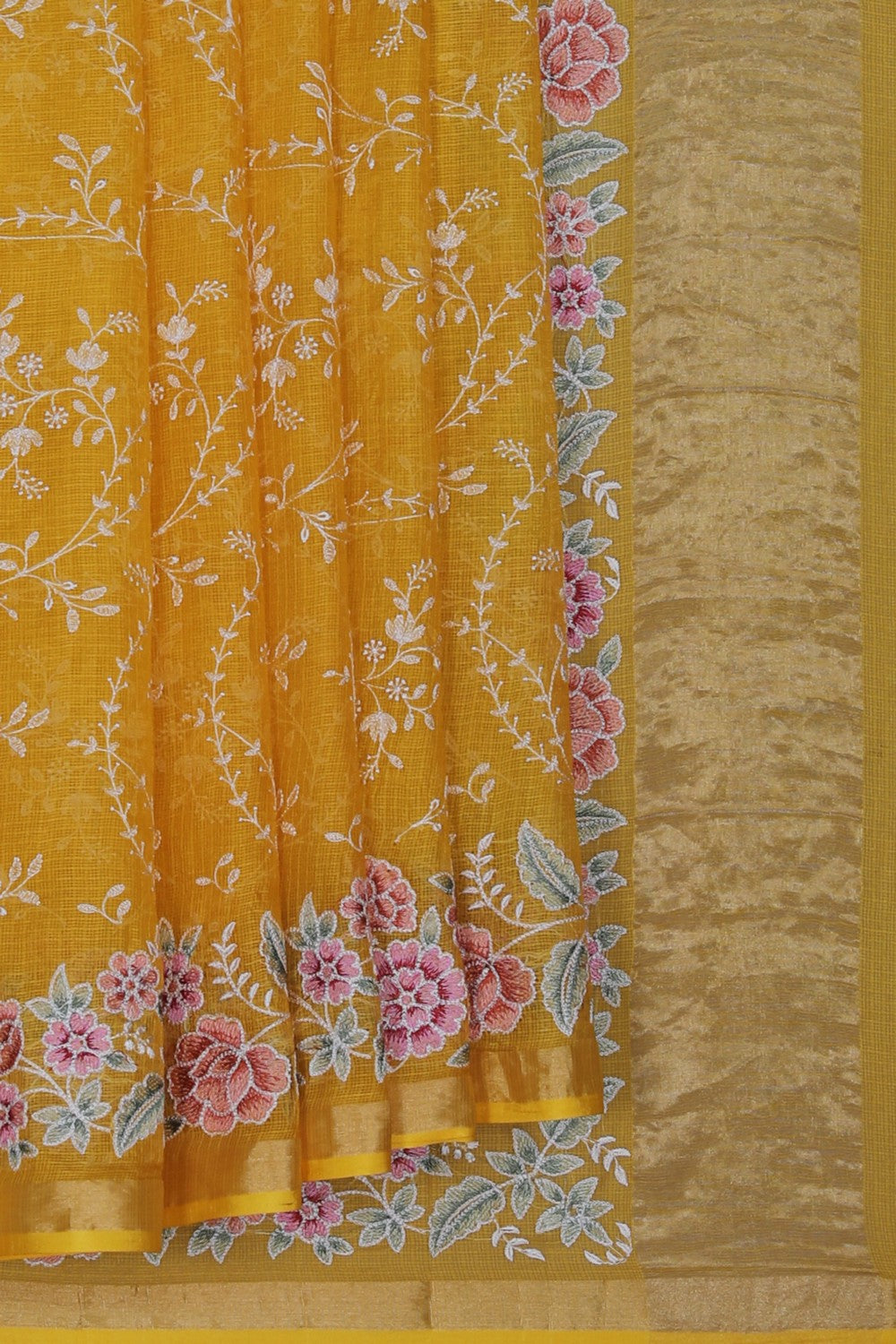 Image of Kota Embroidery Saree