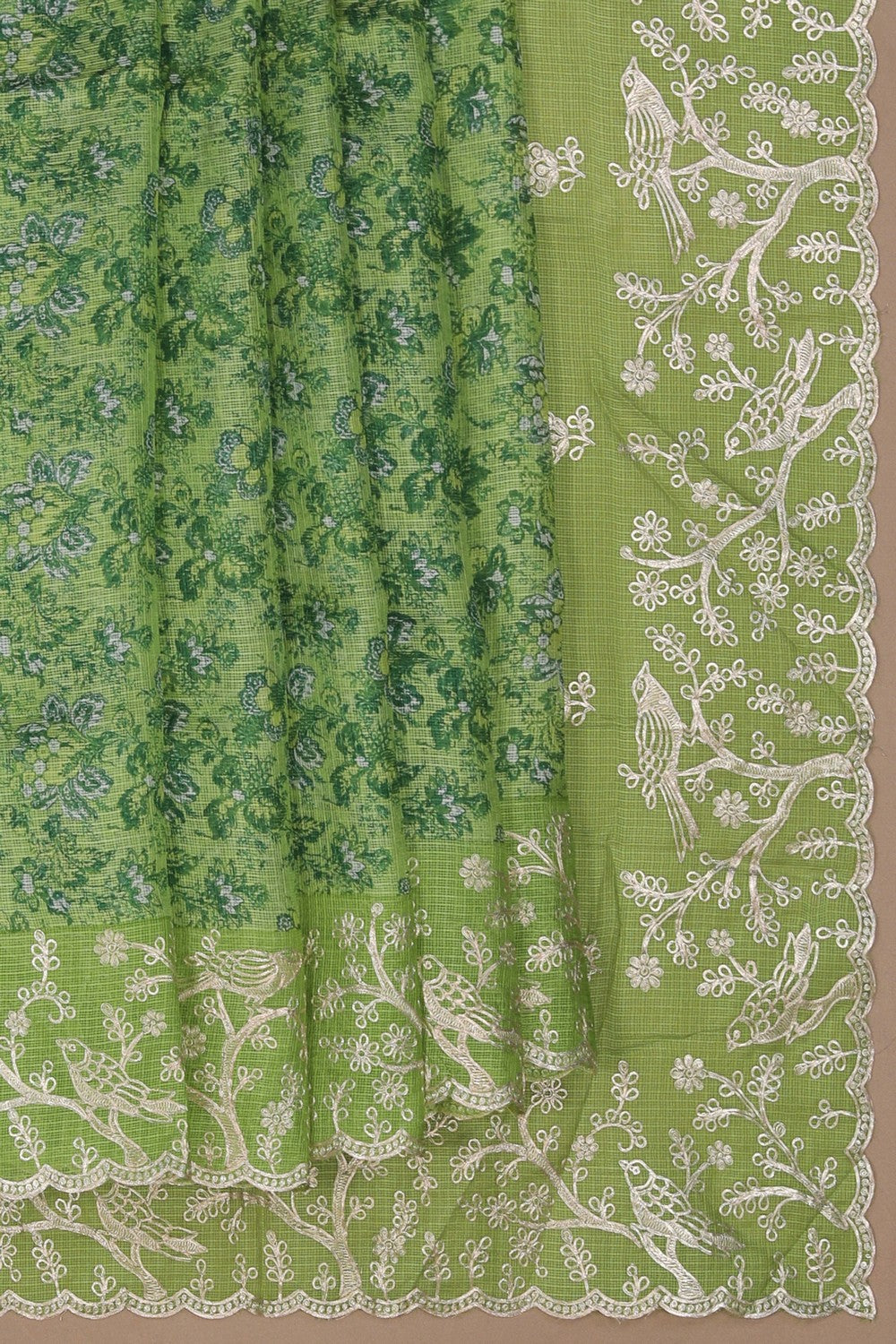 Image of Kota Embroidery Saree