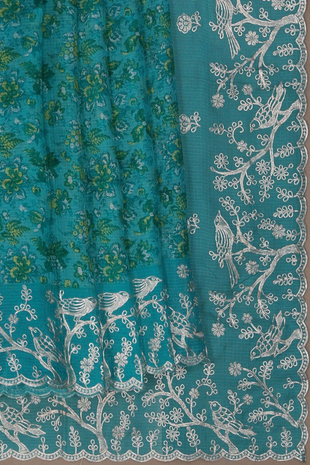 Image of Kota Embroidery Saree