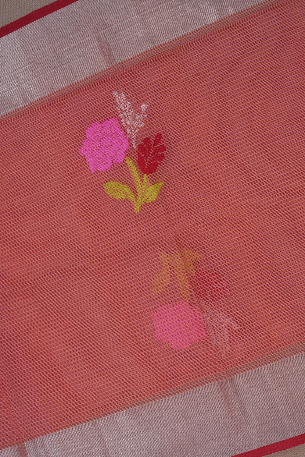 Image of Kota Coral-Peach Saree