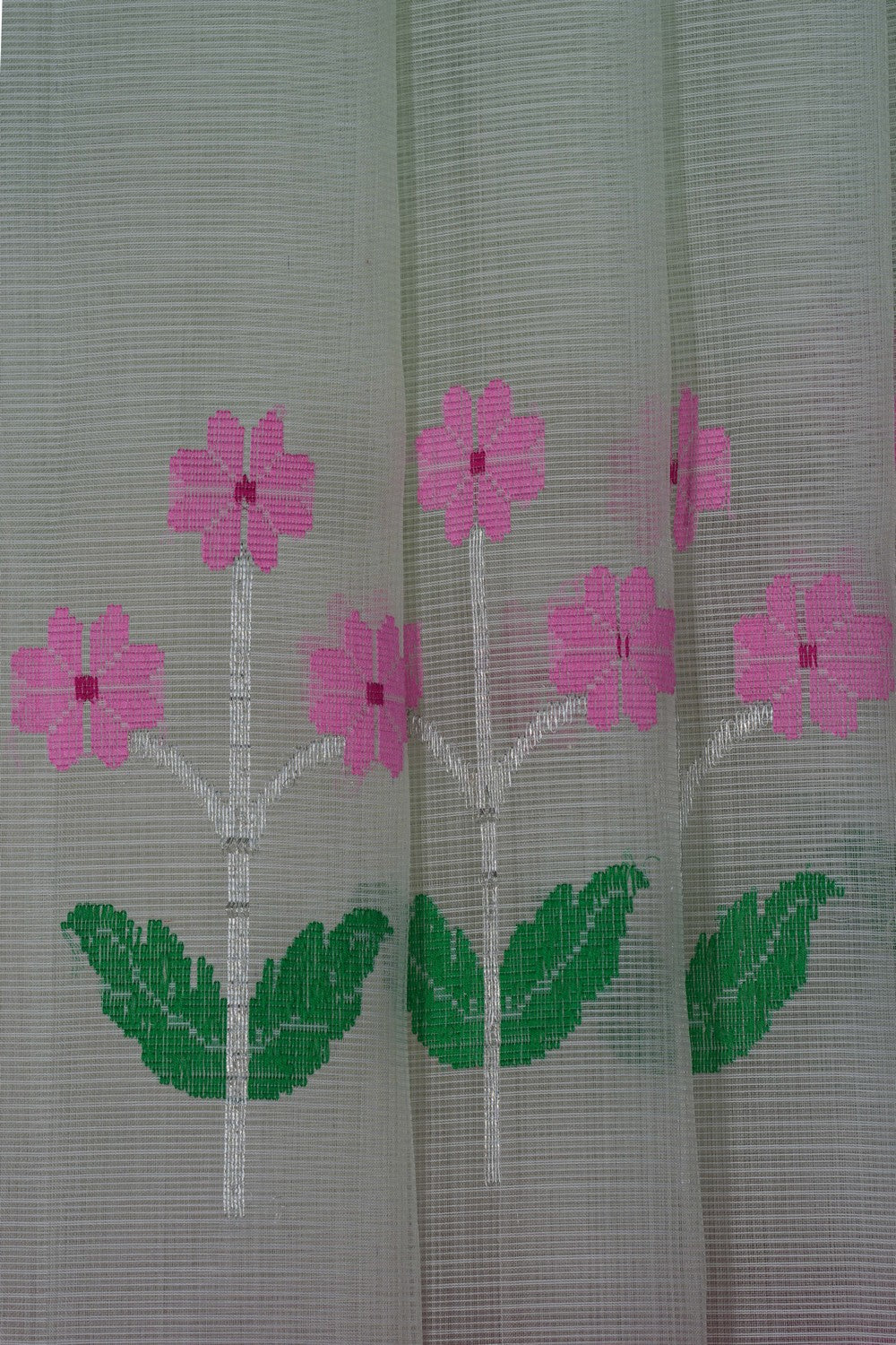 Image of Kota Silk Pista Green Saree