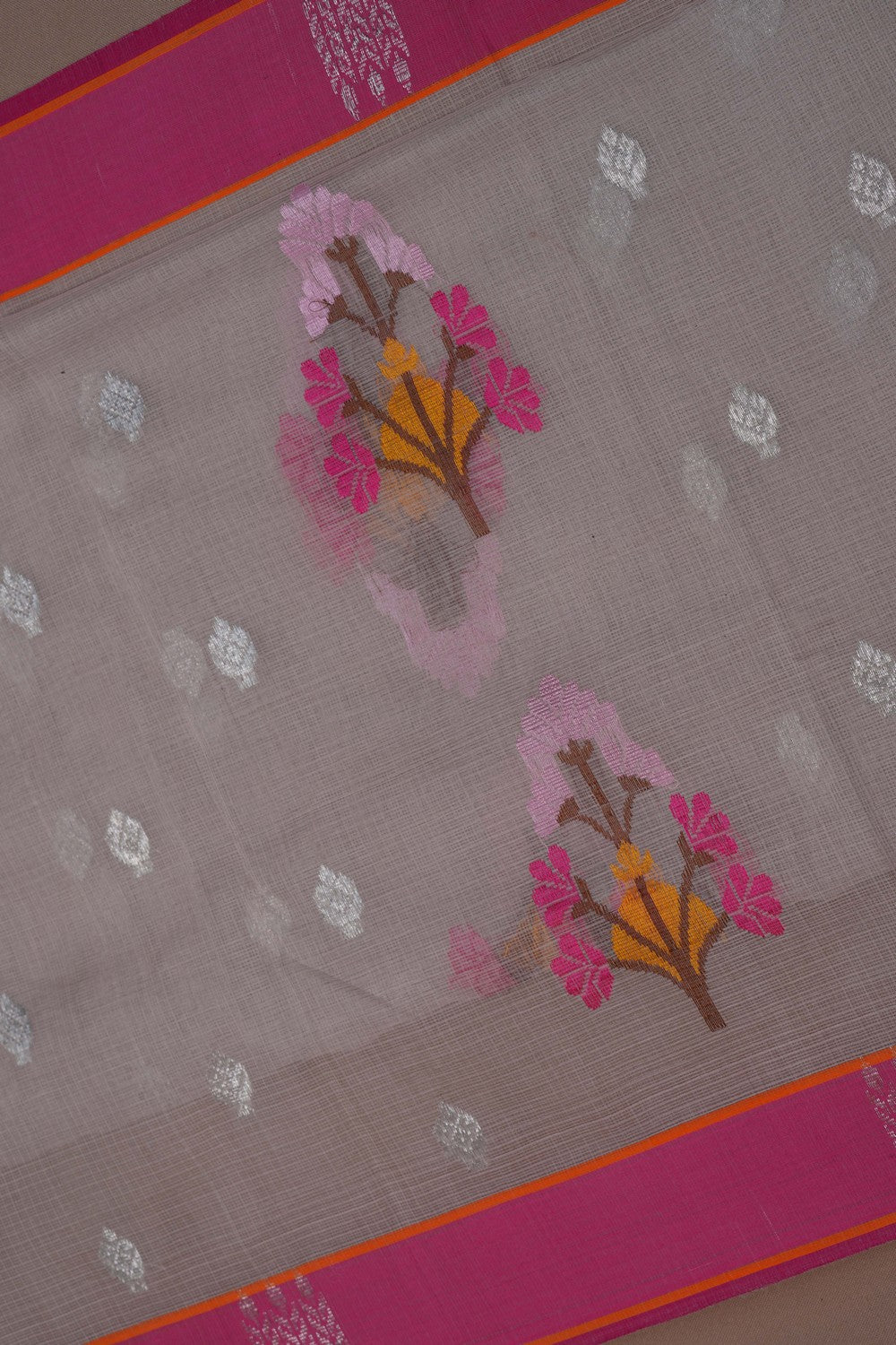 Image of Kota Silk Beige Saree