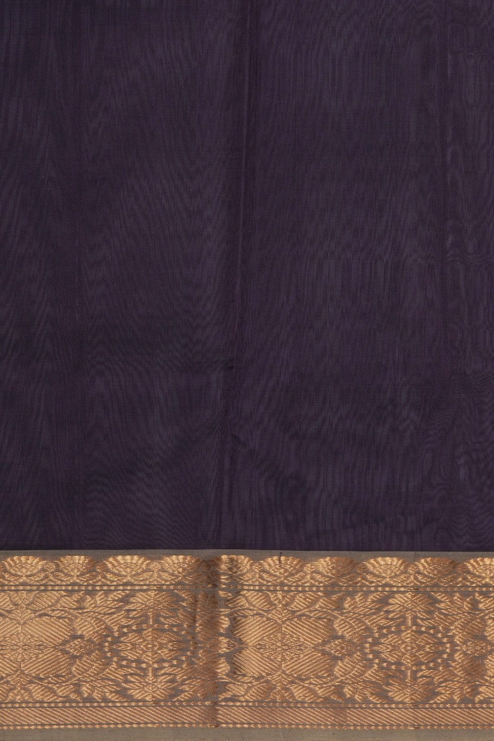 Image of Chanderi Silk Brocade Purple Saree