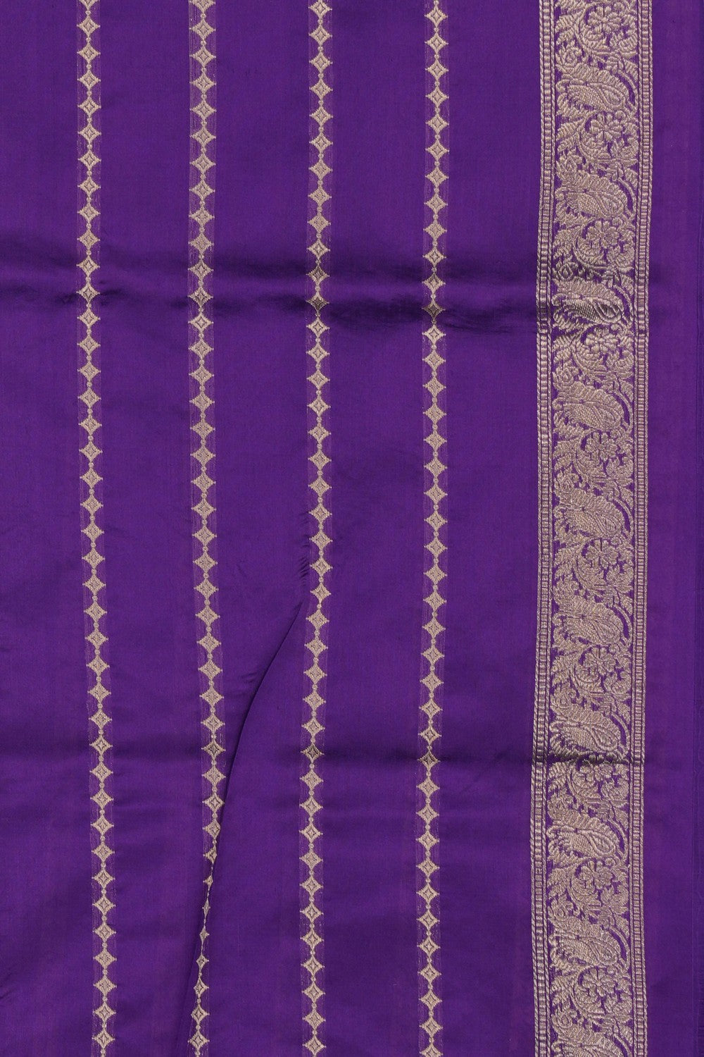 Image of Banarasi Kora Spring Yellow Saree