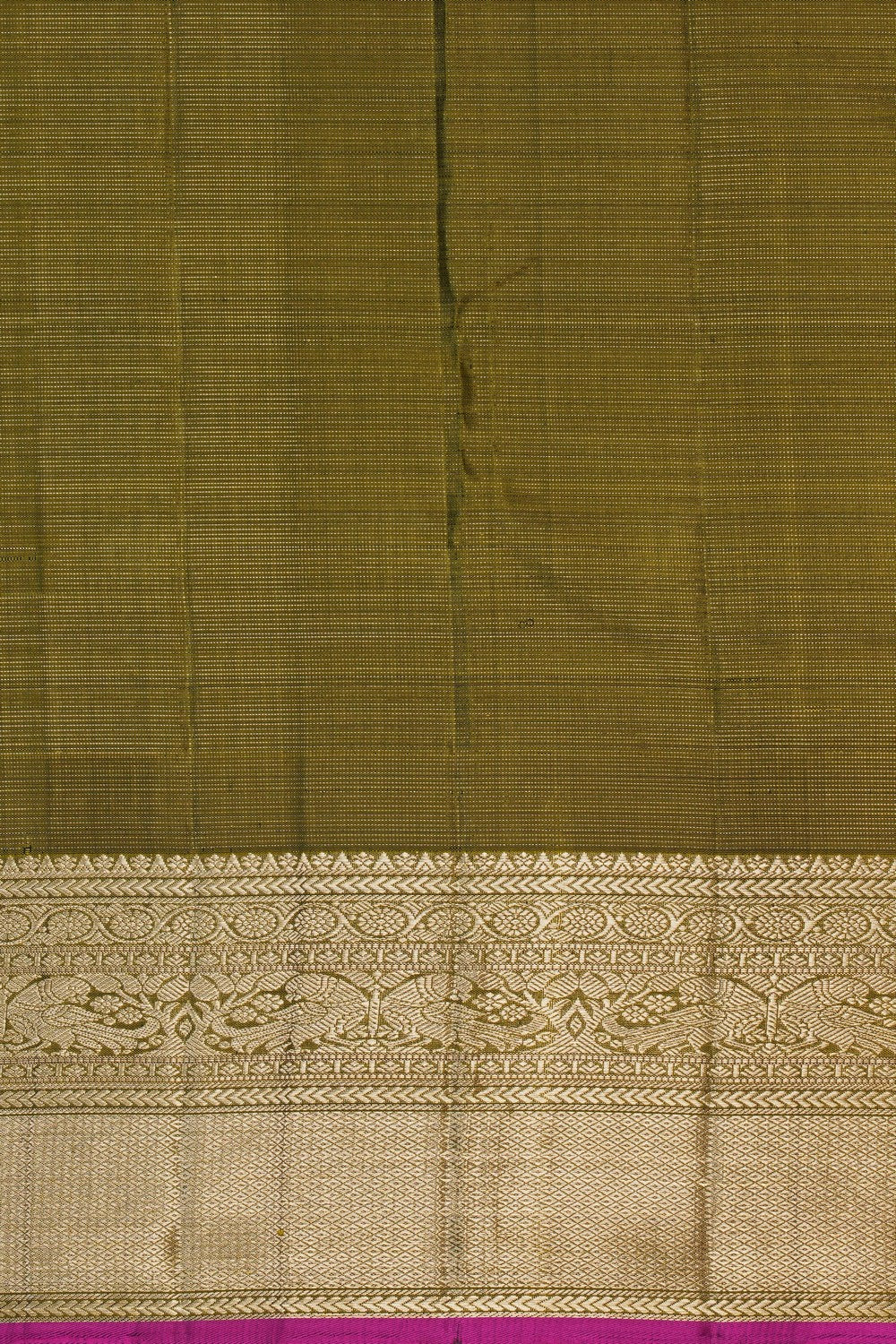Image of Kanjivaram Silk Green Saree