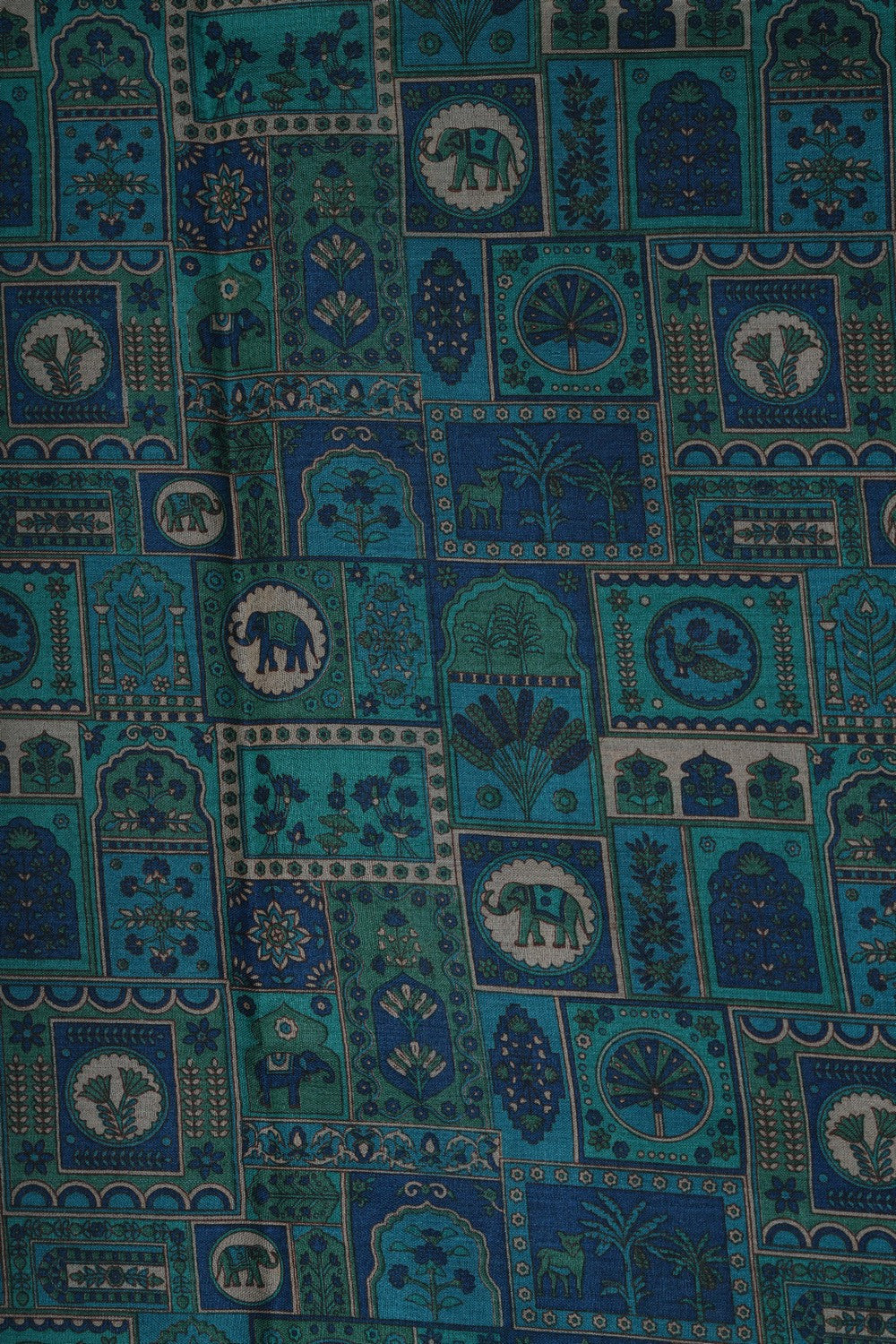 Image of Tussar Silk Printed Saree