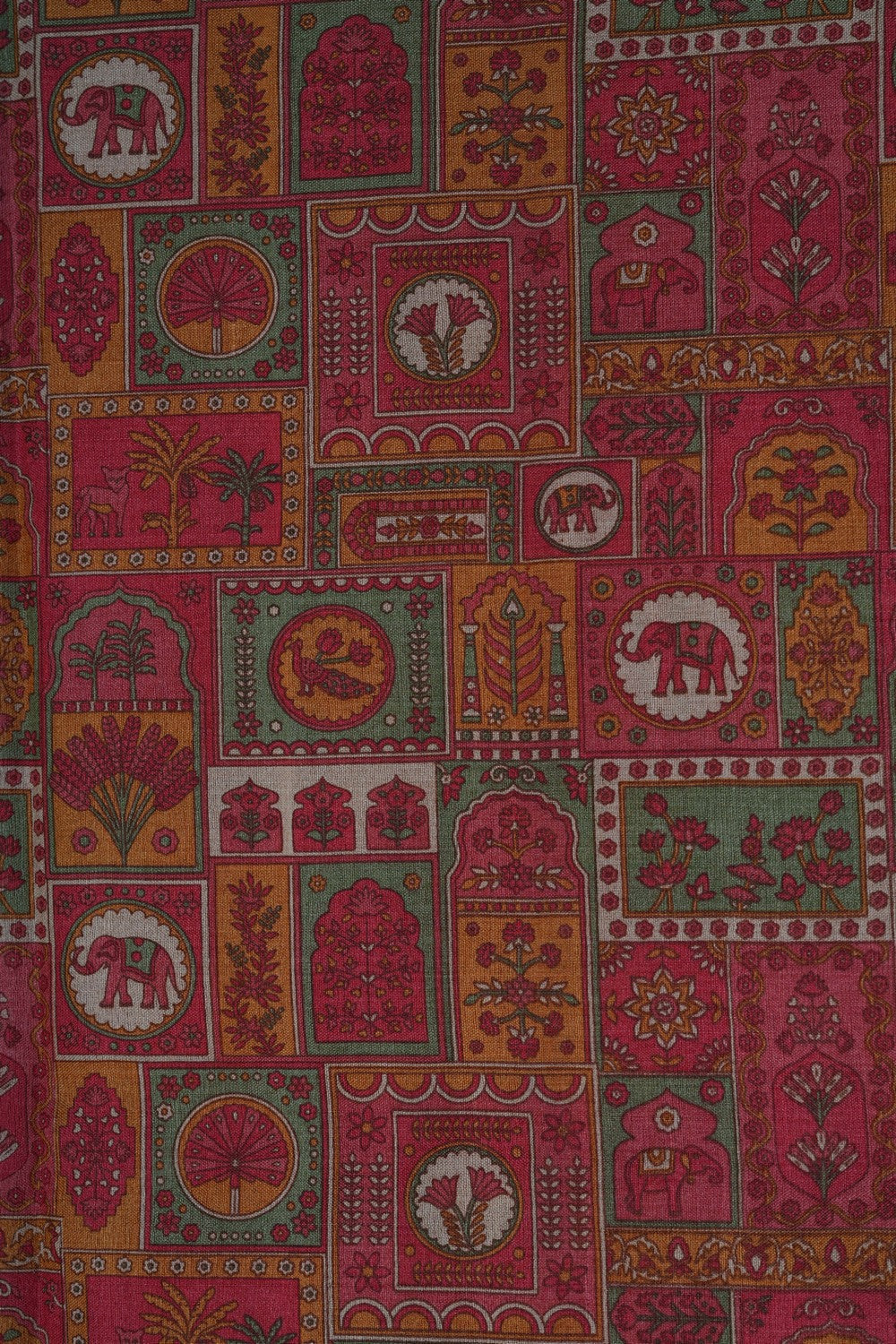 Image of Tussar Silk Printed Saree
