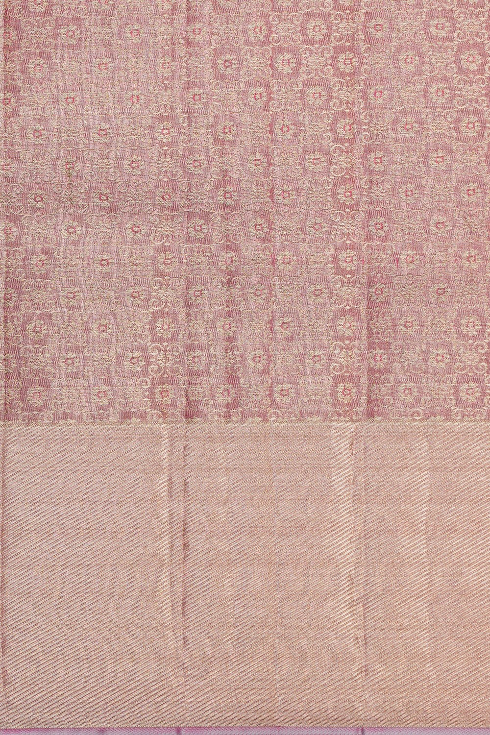 Image of Kanchipattu Tissue Brocade Gold Saree