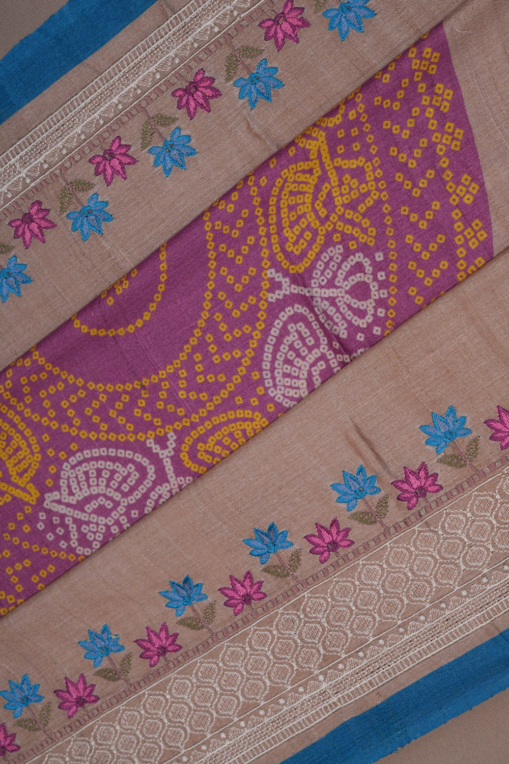 Image of A Beige Aesthetic Saree
