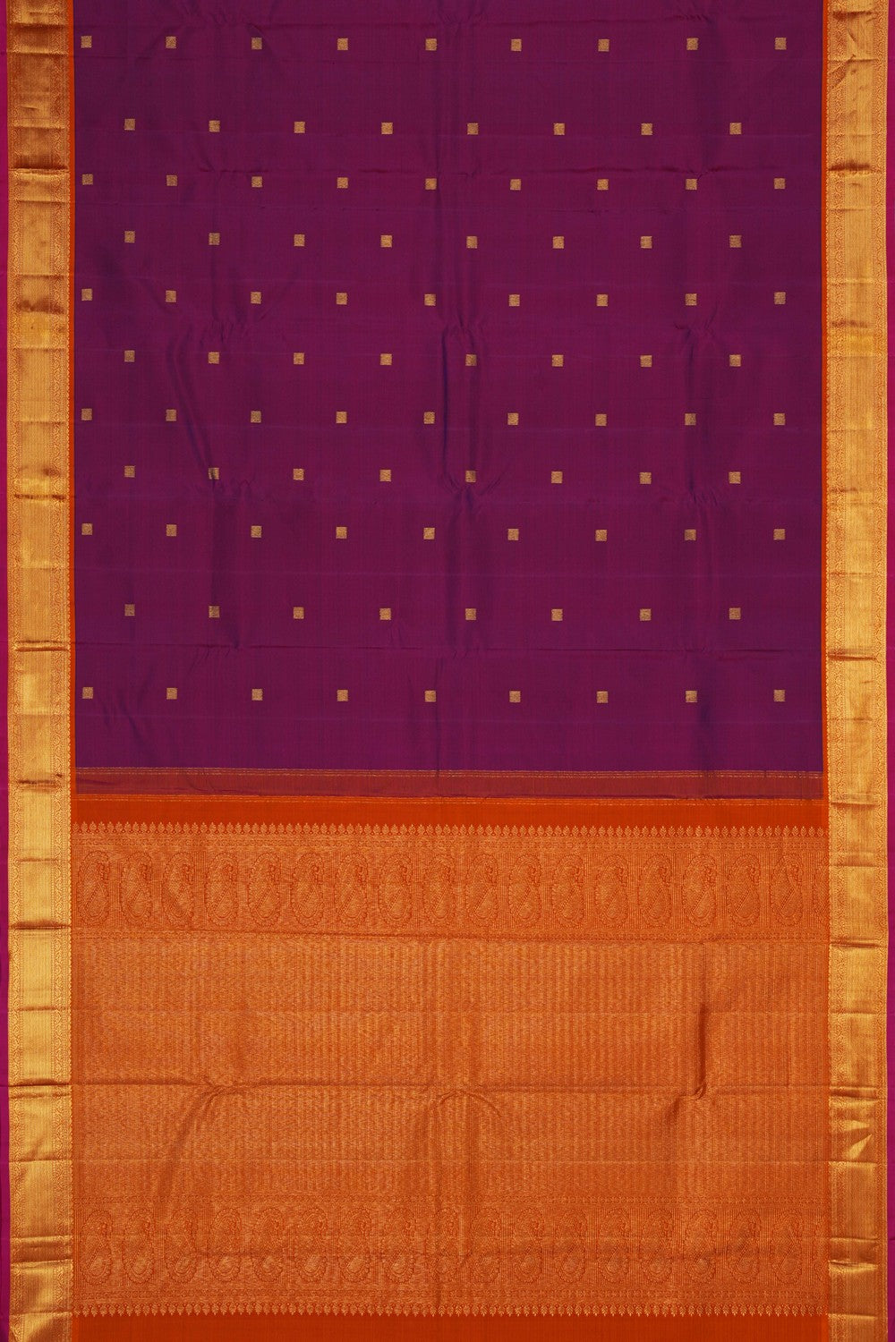 Image of Kanchipattu Purple Saree