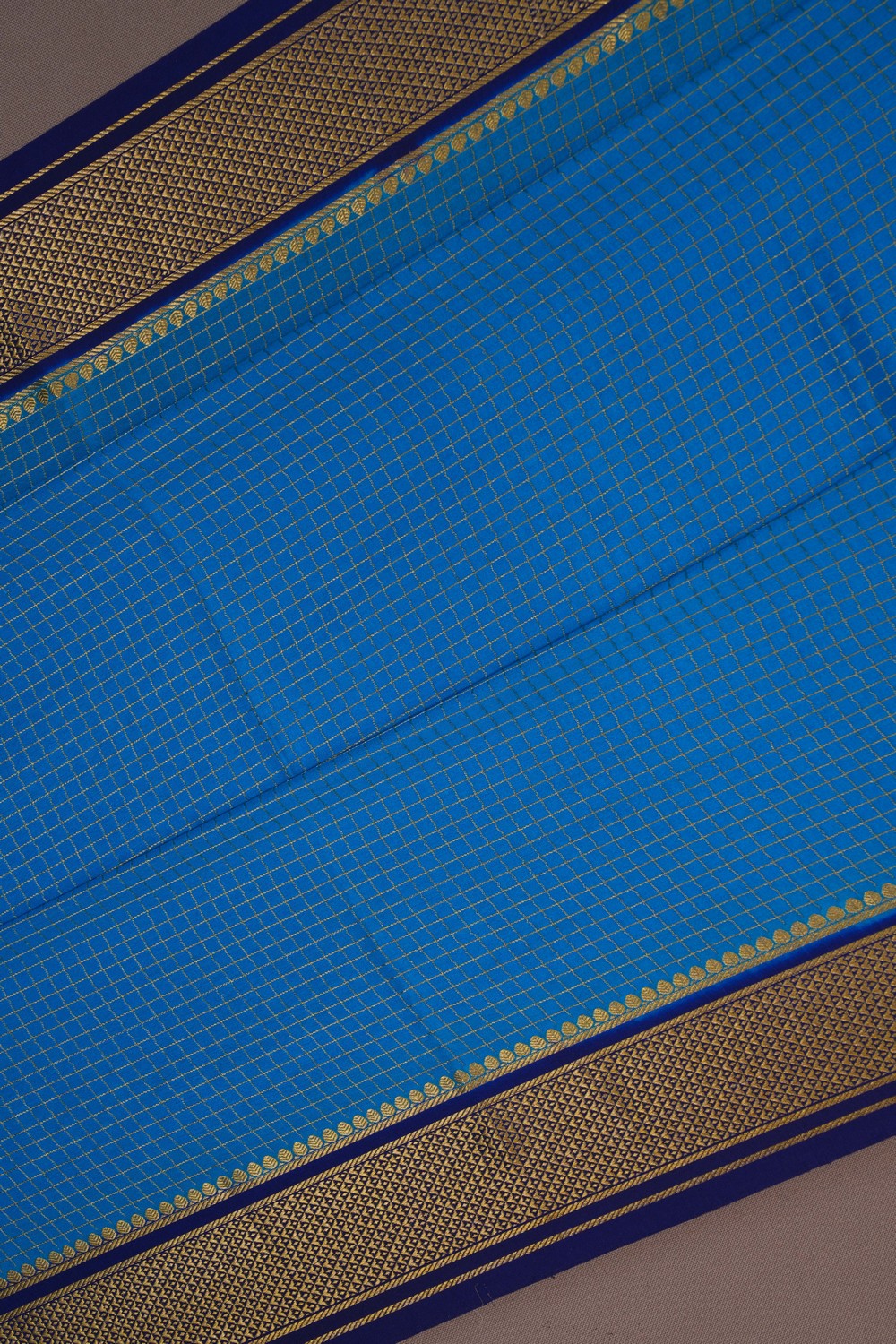 Image of Binny Crepe Blue Saree