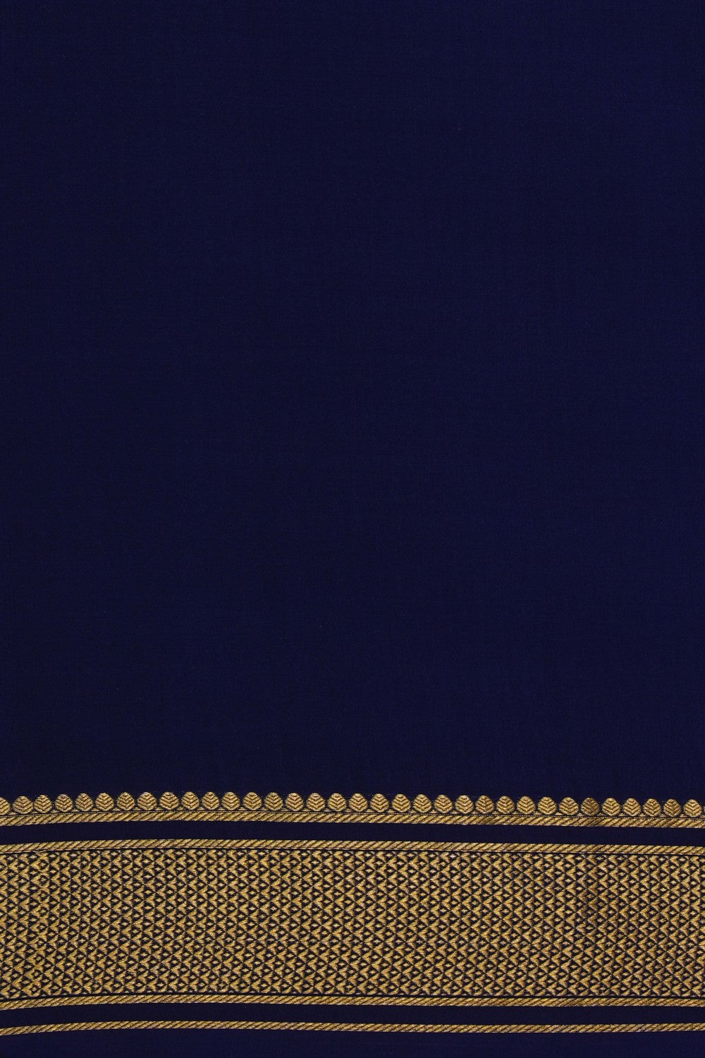 Image of Binny Crepe Blue Saree
