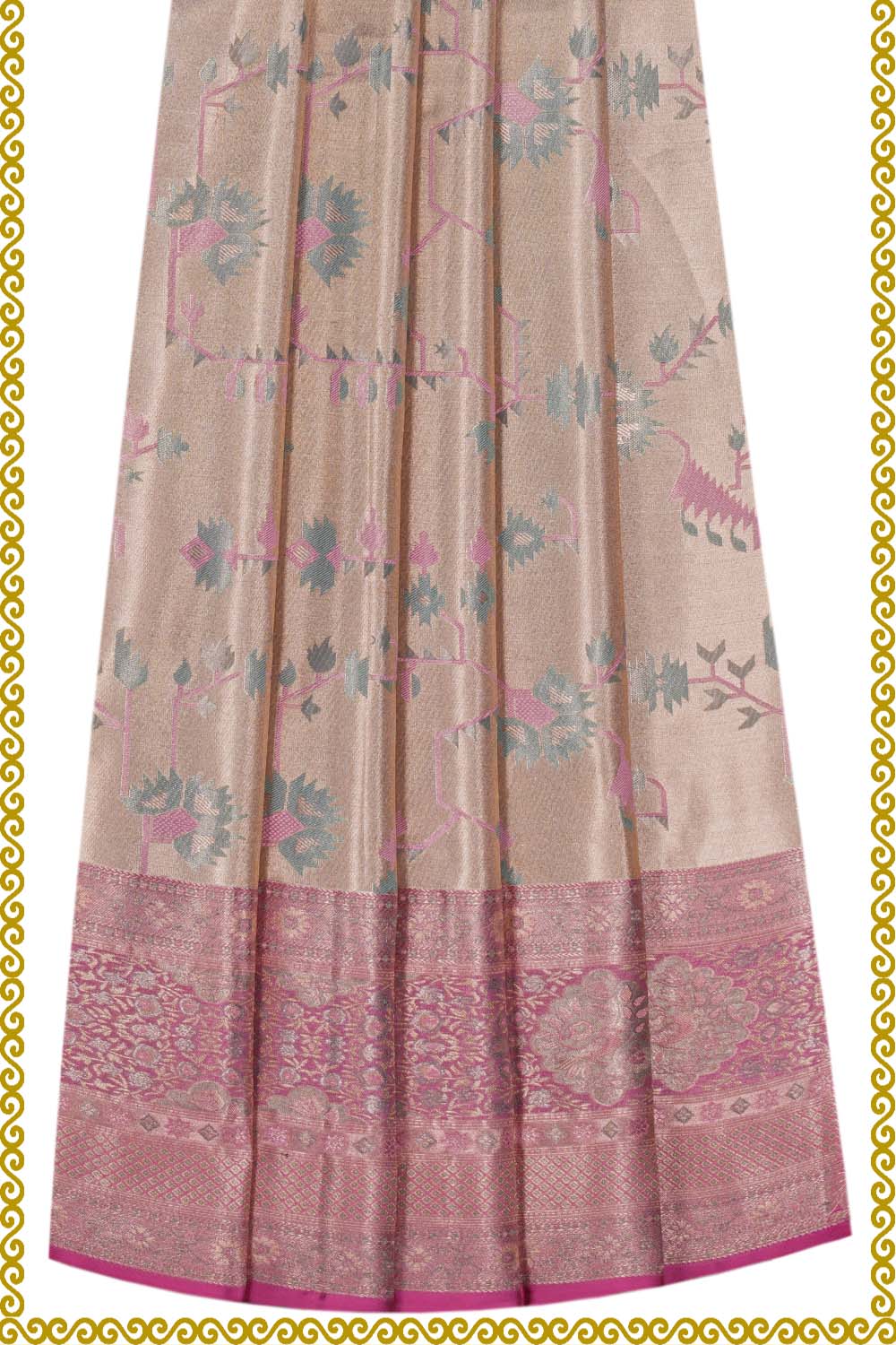 Image of Kanchipattu Pavada Unstitched Set