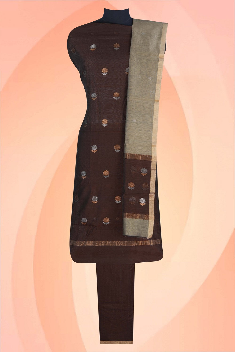Image of Unstitched Suit Set Fabric (3 Pcs Set)