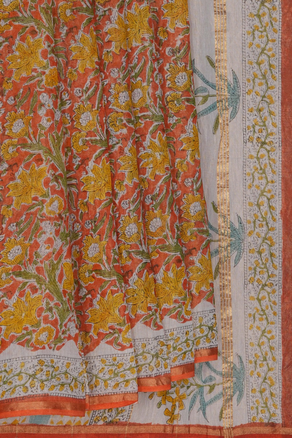 Image of Desi Chanderi Tissue Silk Saree