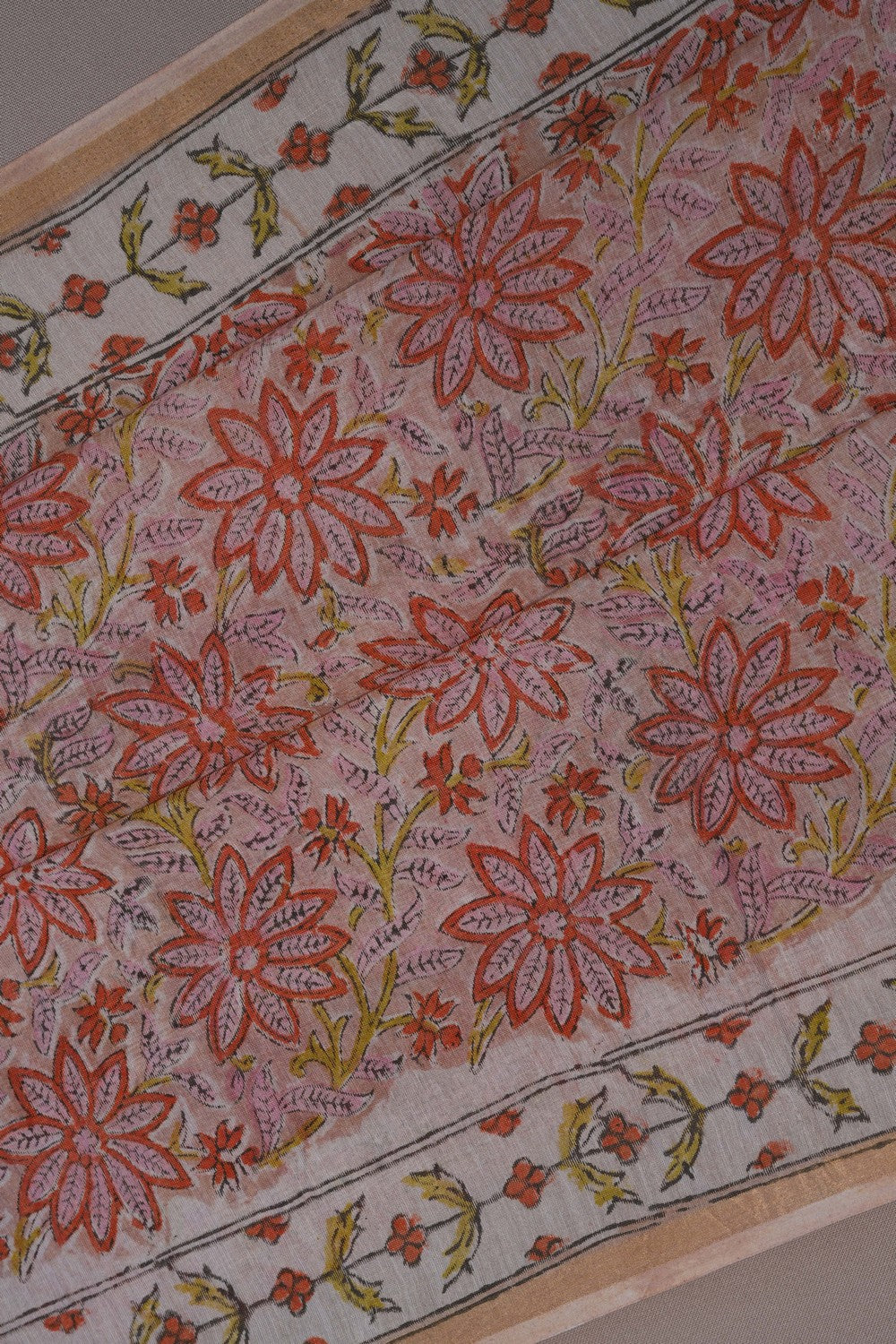 Image of Desi Chanderi Tissue Silk Saree