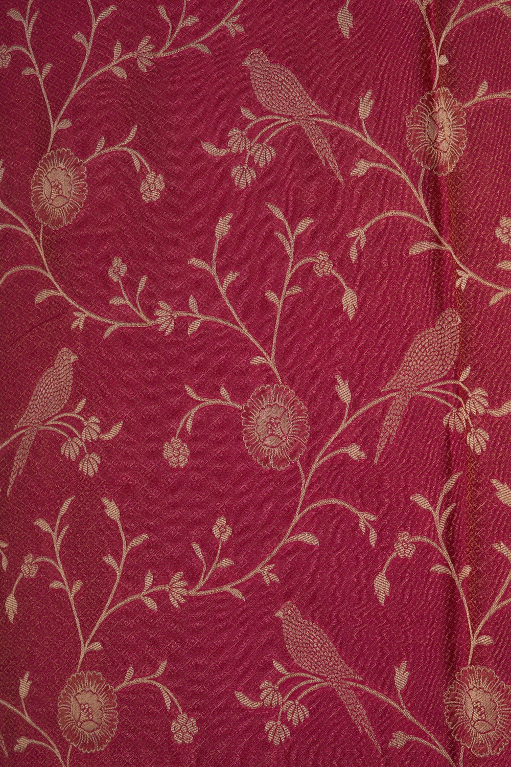Image of A Pink Silk Aesthetic Saree