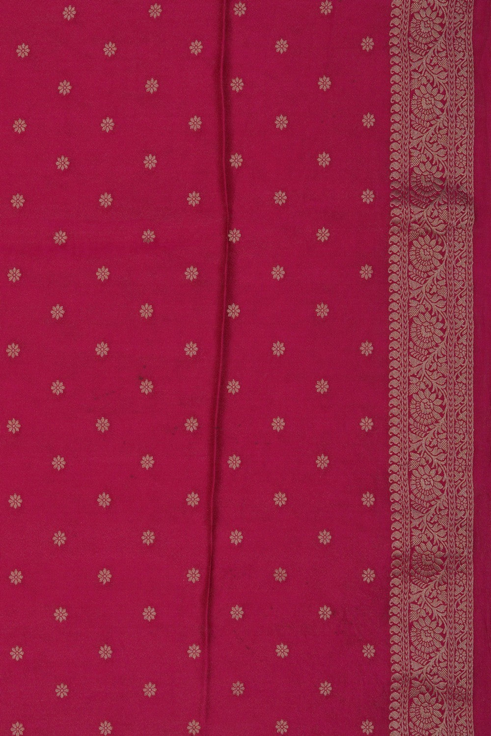 Image of A Pink Silk Aesthetic Saree