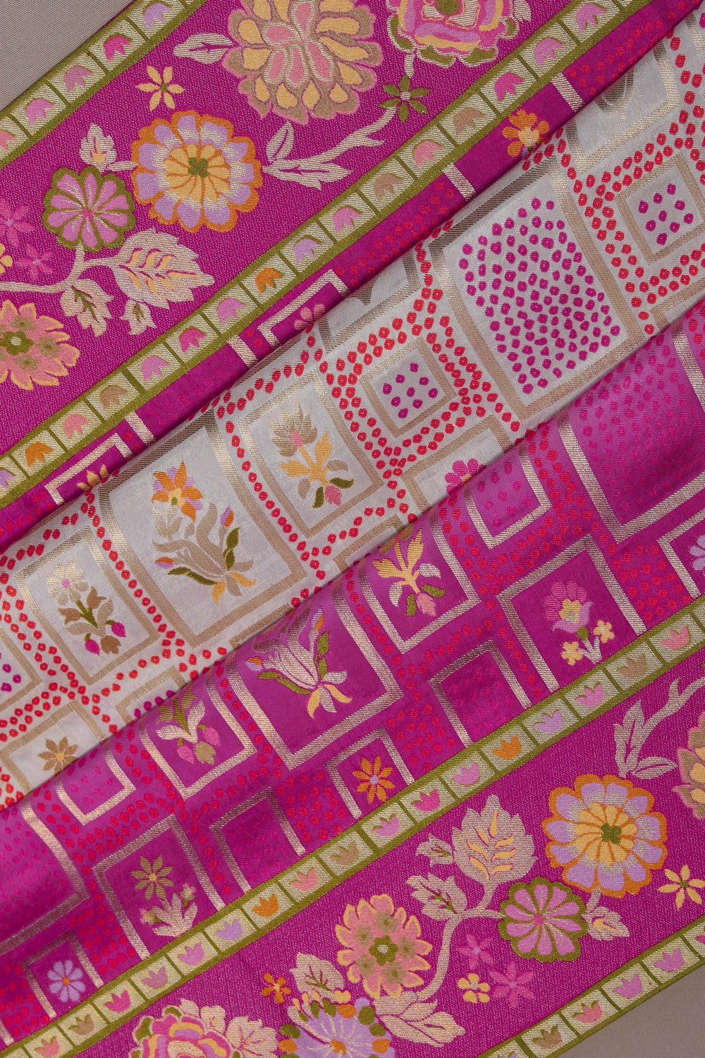 Image of A Pink Aesthetic Saree