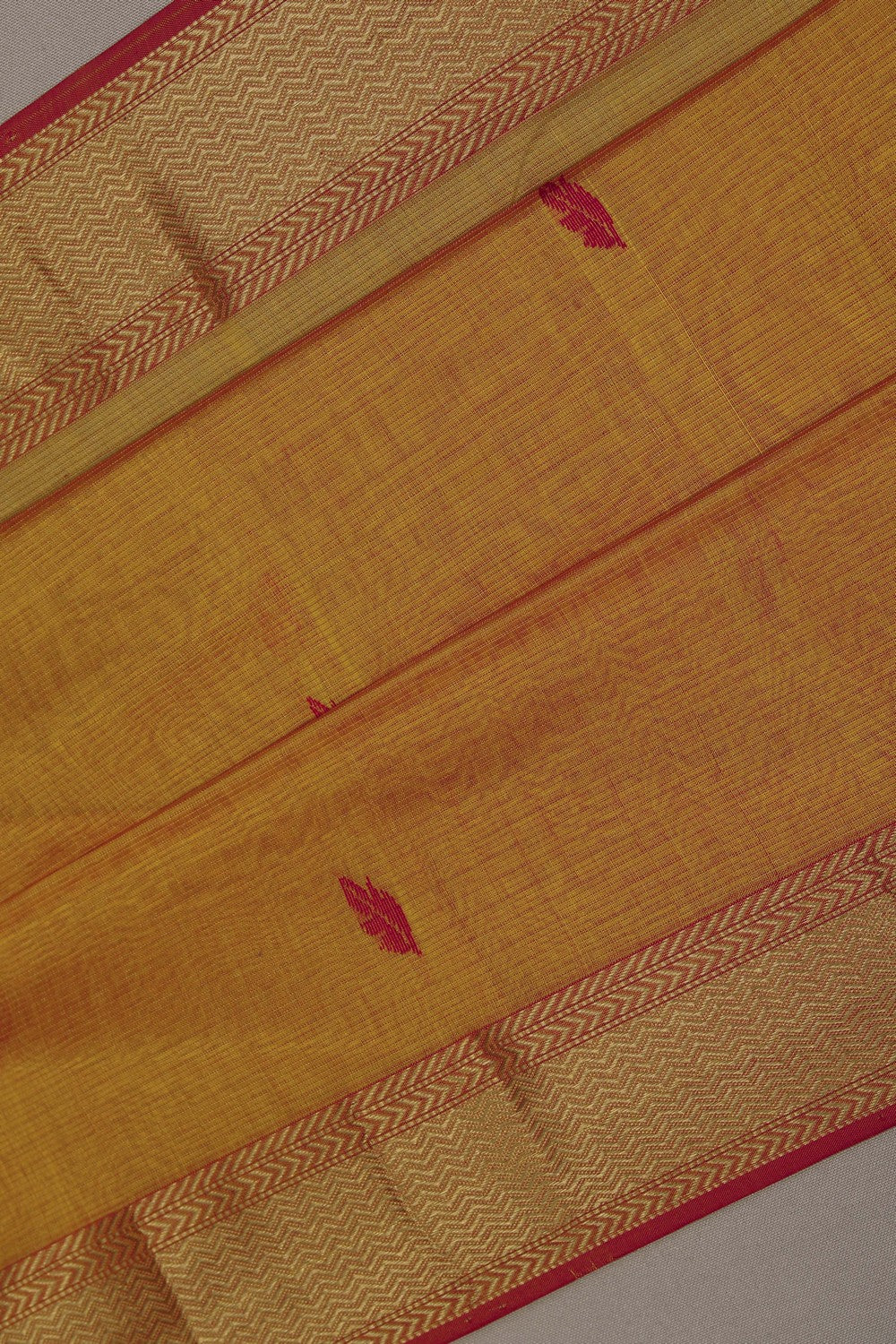 Image of Maheshwari Orange Saree