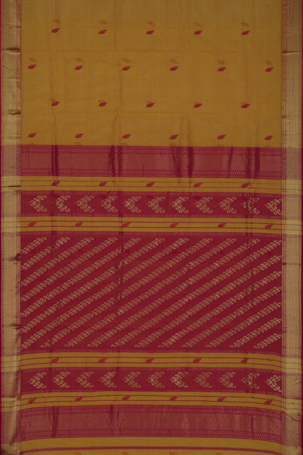 Image of Maheshwari Orange Saree