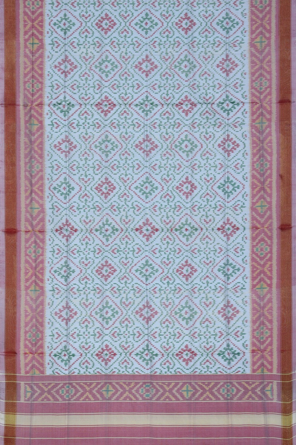 Image of Rajkot Silk White Dupatta