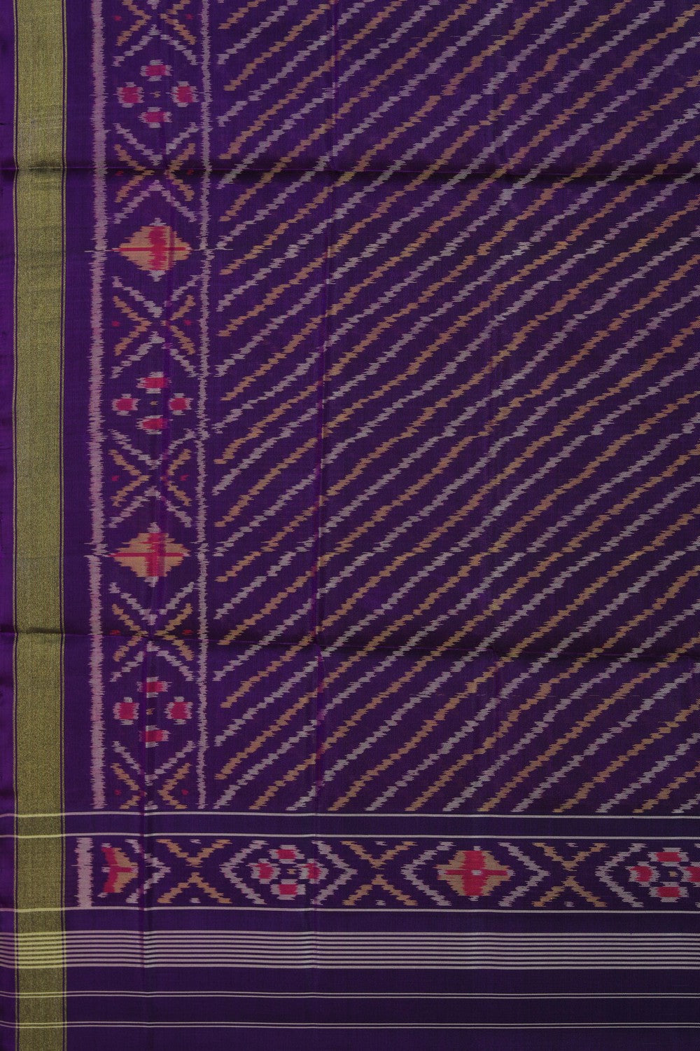 Image of Rajkot Silk Purple Dupatta
