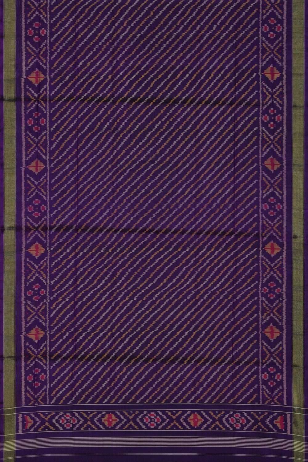 Image of Rajkot Silk Purple Dupatta